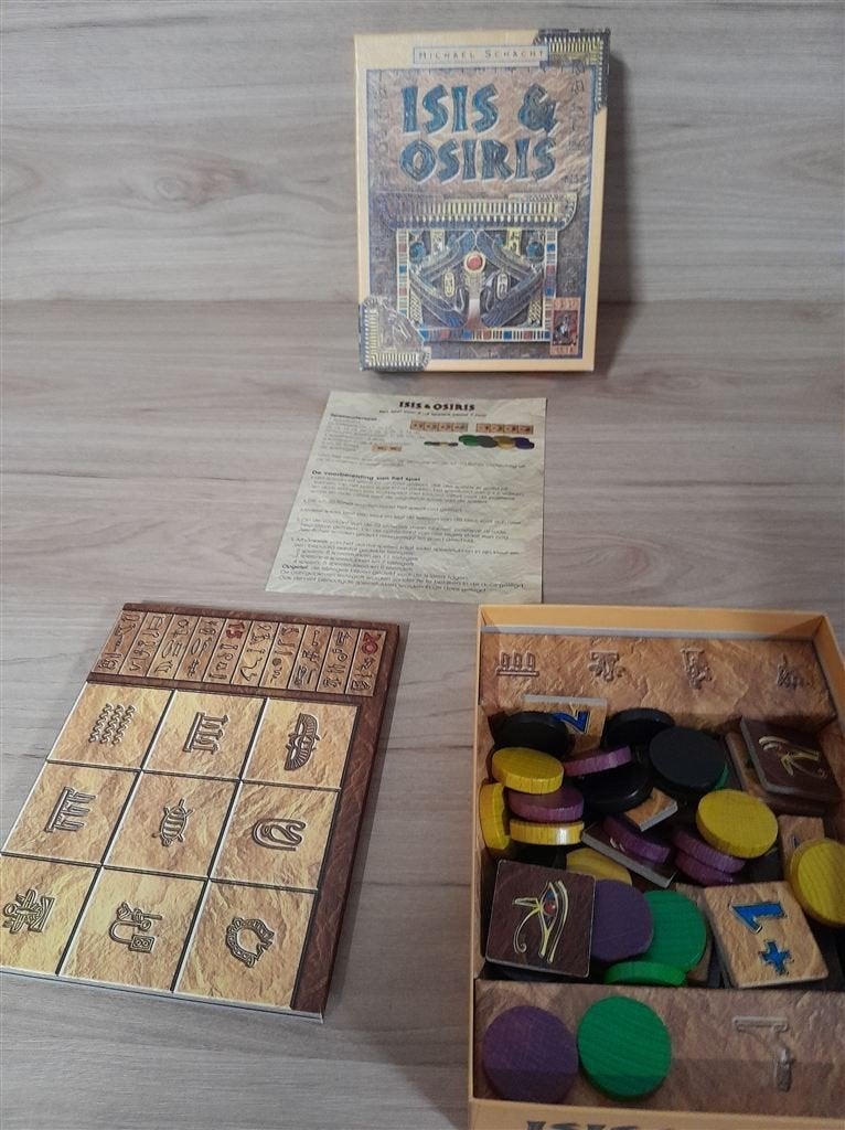 Isis en Osiris - 999 games - s1770, Hobby en Vrije tijd, Gezelschapsspellen | Bordspellen, Verzenden, Zo goed als nieuw