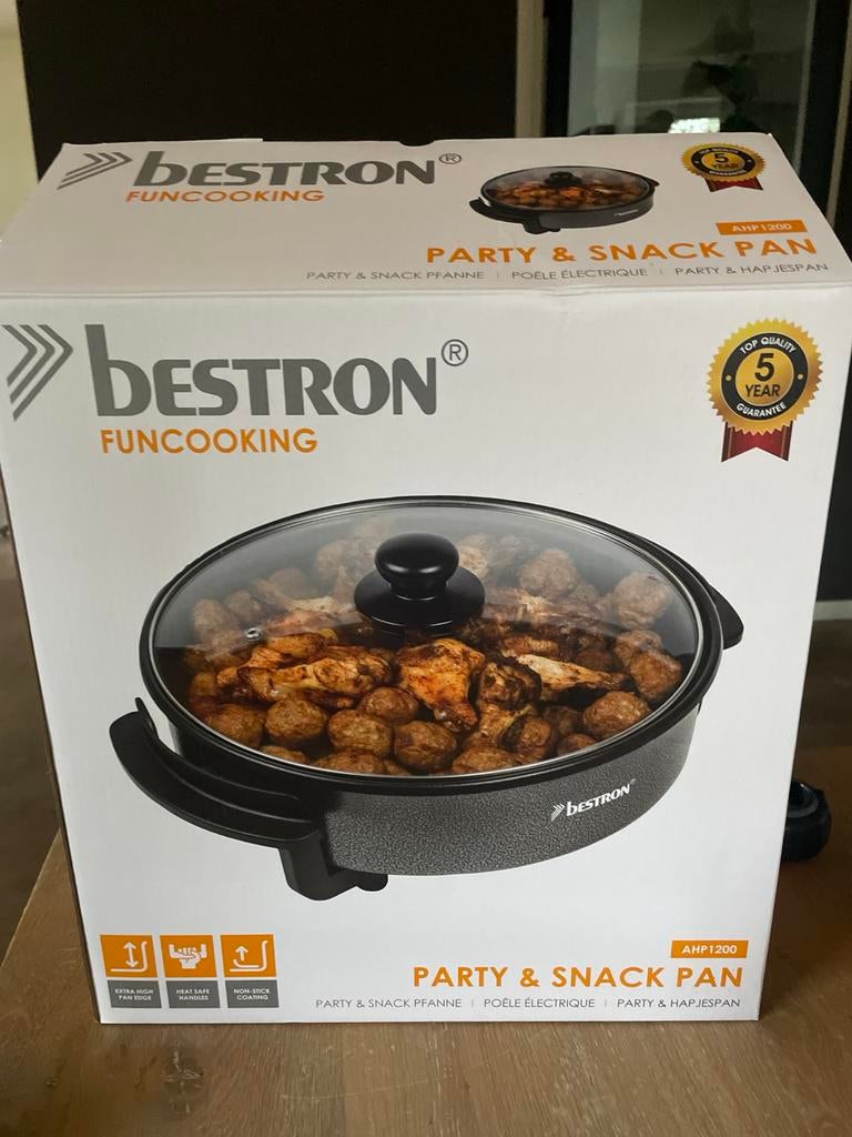 Bestron FunCooking Party & Snack Pan  - Nieuw!, Ophalen of Verzenden, Nieuw