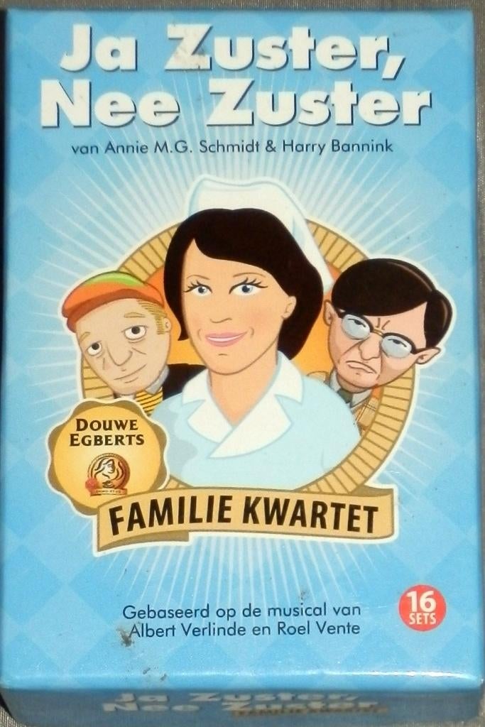 Ja zuster nee zuster familie kwartetspel, Verzamelen, Speelkaarten, Jokers en Kwartetten, Ophalen of Verzenden, Zo goed als nieuw