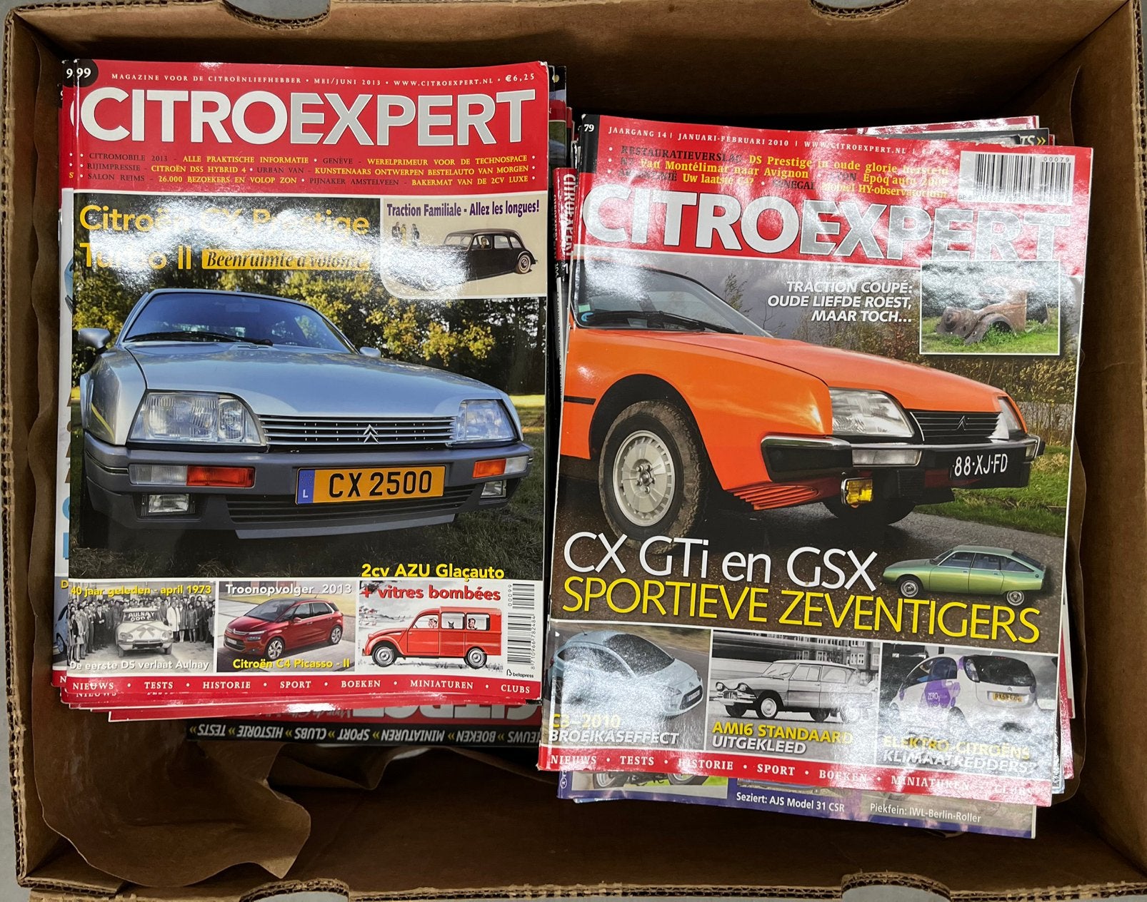 Bananendoos vol Citro expert tijdschriften, Citroën, Ophalen, Zo goed als nieuw, Citroën