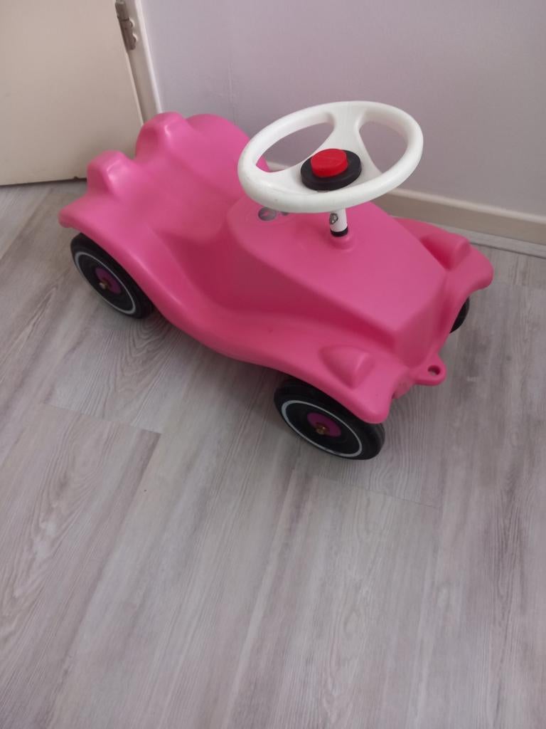Roze Hello Kitty Loopauto - Zo goed als nieuw, Ophalen, Zo goed als nieuw, Loopvoertuig