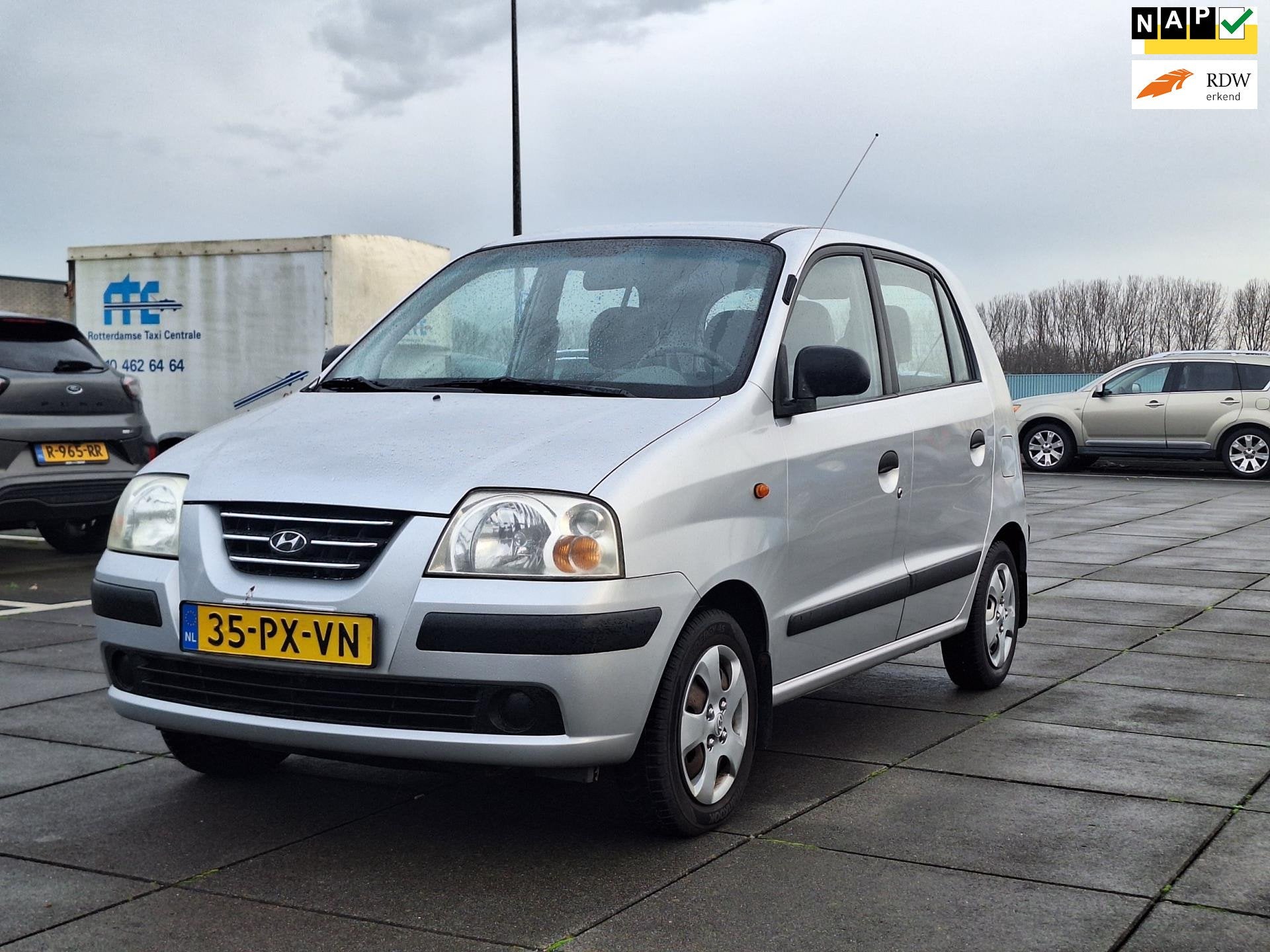 Hyundai Atos €1650,-1.1i Active Prime 89.000 Kms Apk 2027, Auto's, Voorwielaandrijving, Stof, Gebruikt, 31 €/maand