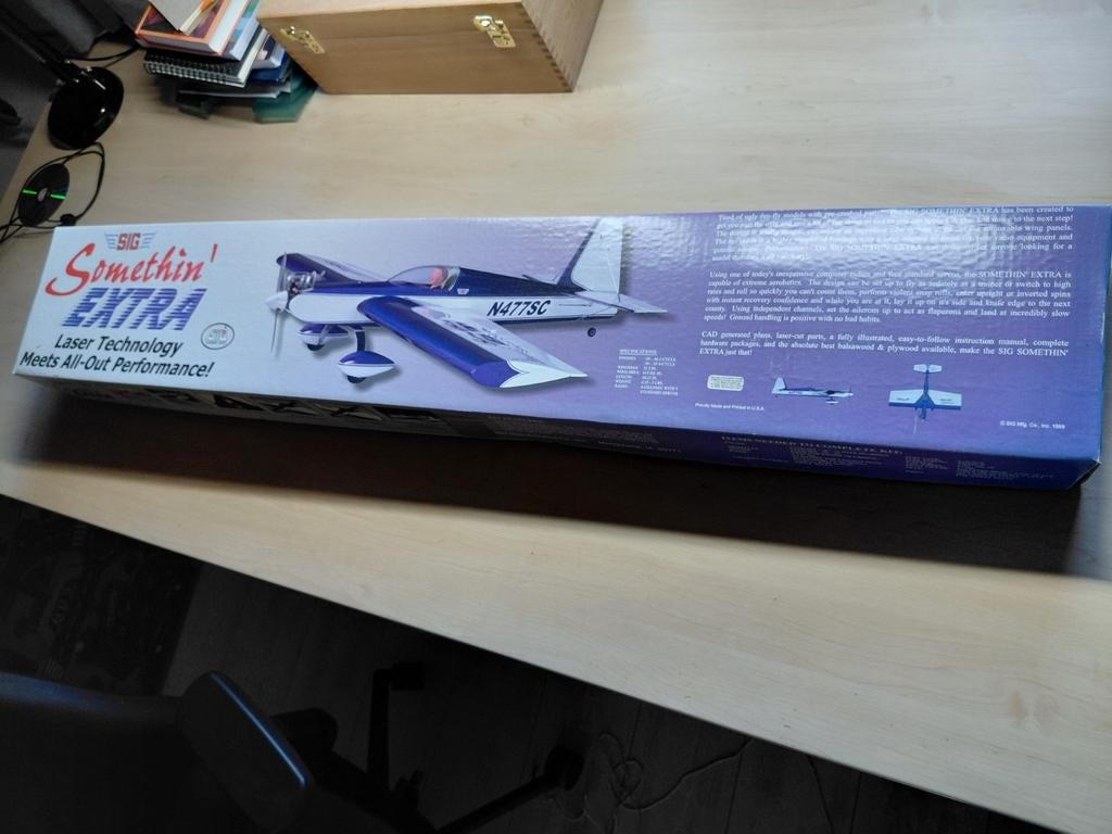 Bouwpakket SIG Somethin' Extra RC Vliegtuig, Ophalen of Verzenden