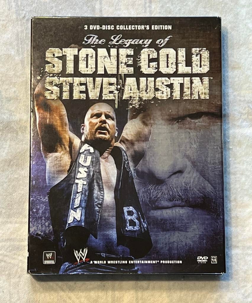 WWE Legacy Stone Cold Steve Austins 3 Dvd-Collectors Edition, Vanaf 16 jaar, Ophalen of Verzenden, Zo goed als nieuw