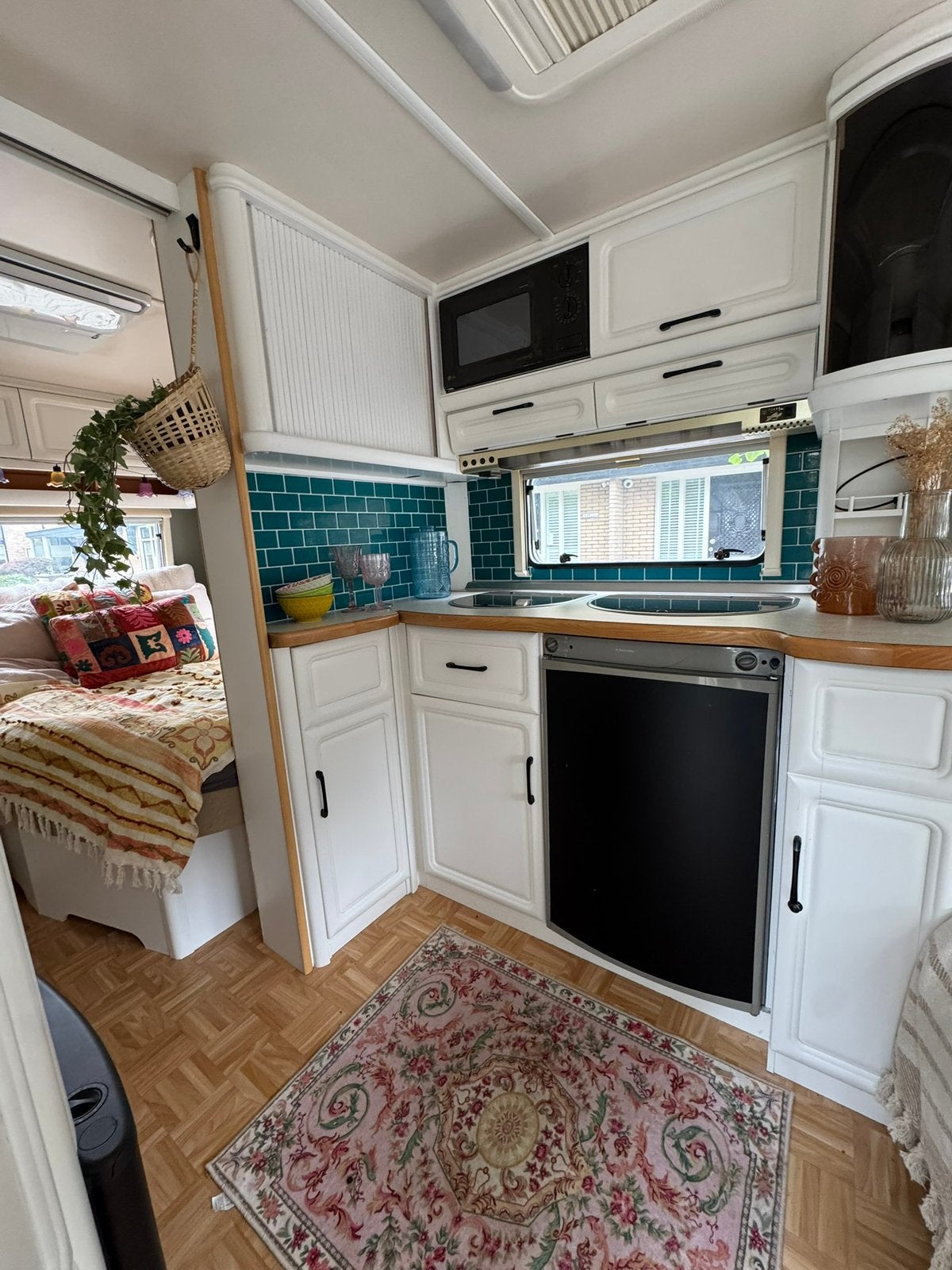UNIEKE BOHO FENDT PLATIN • EEN HUISJE OP WIELEN, Rondzit, Airco, Particulier, Fendt