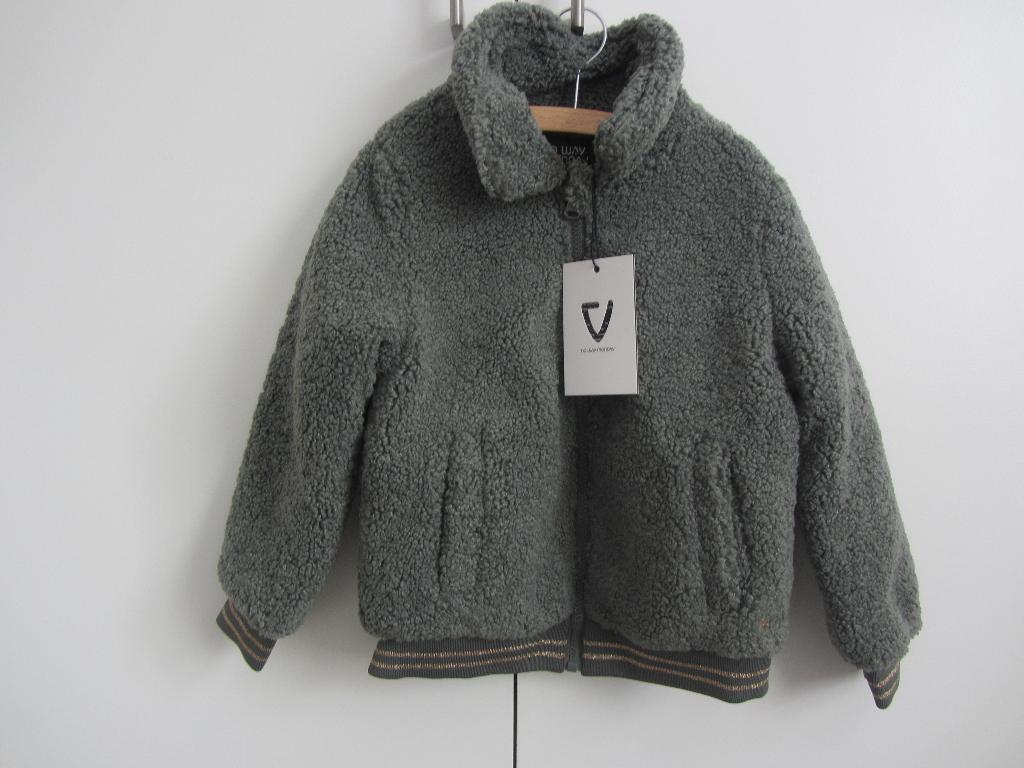 Nieuwe groene winterjas No Way Monday maat 116, Ophalen of Verzenden, Nieuw, Meisje, Jas