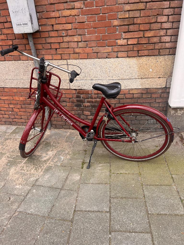 Cortina fiets bordeaux rood, Fietsen en Brommers, Ophalen, Gebruikt, Overige merken