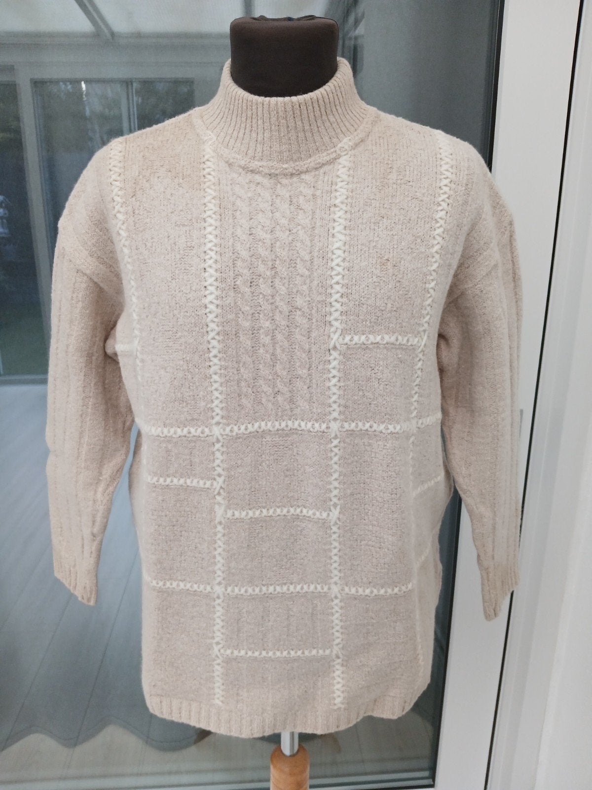 Setterlaine Nieuwe Crèmekleurige Trui Maat XL, Setterlaine, Beige, Maat 46/48 (XL) of groter, Nieuw