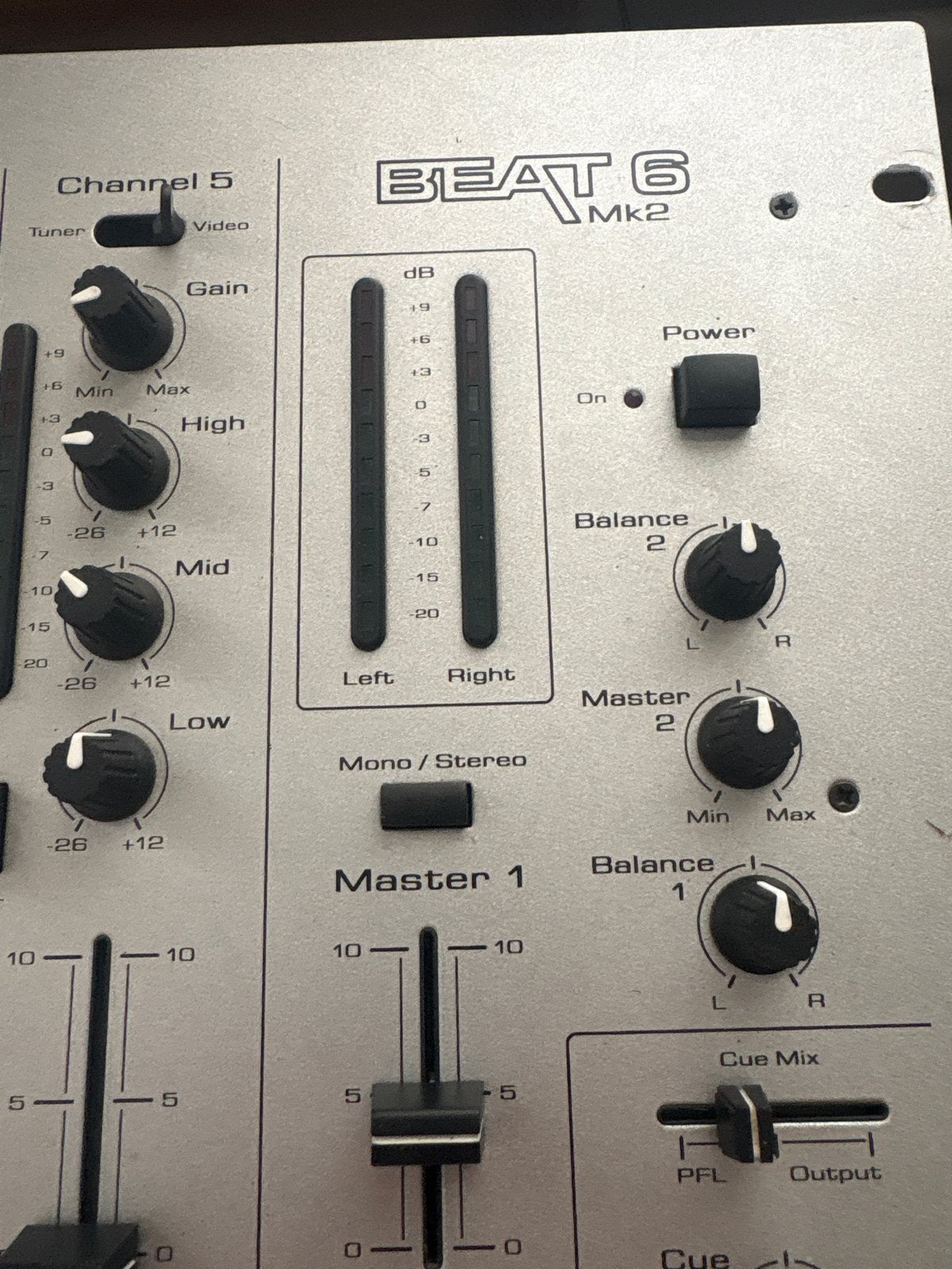JB Systems Beat 6 MK2 DJ Mixer - Gebruikt, Ophalen of Verzenden, Gebruikt, Dj-set, Overige merken