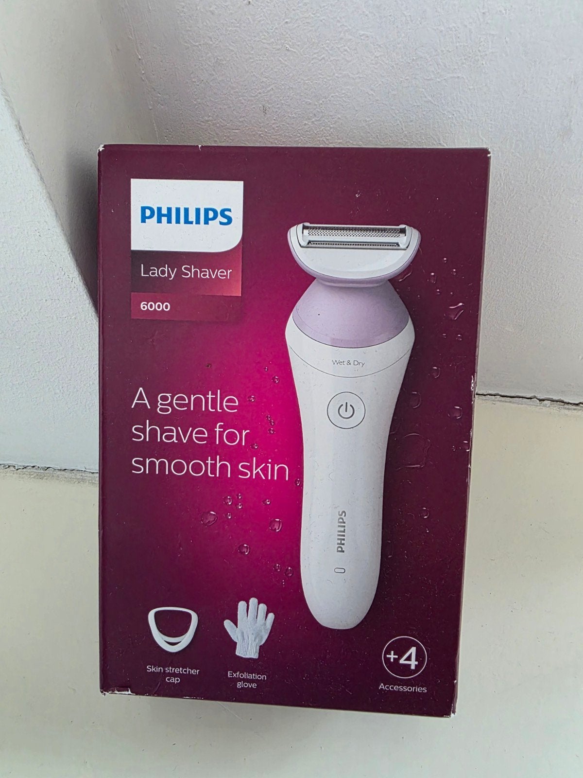 Philips Lady Shaver 6000 Wet & Dry - Nieuw in doos, Ophalen of Verzenden, Nieuw, Scheren en Epileren