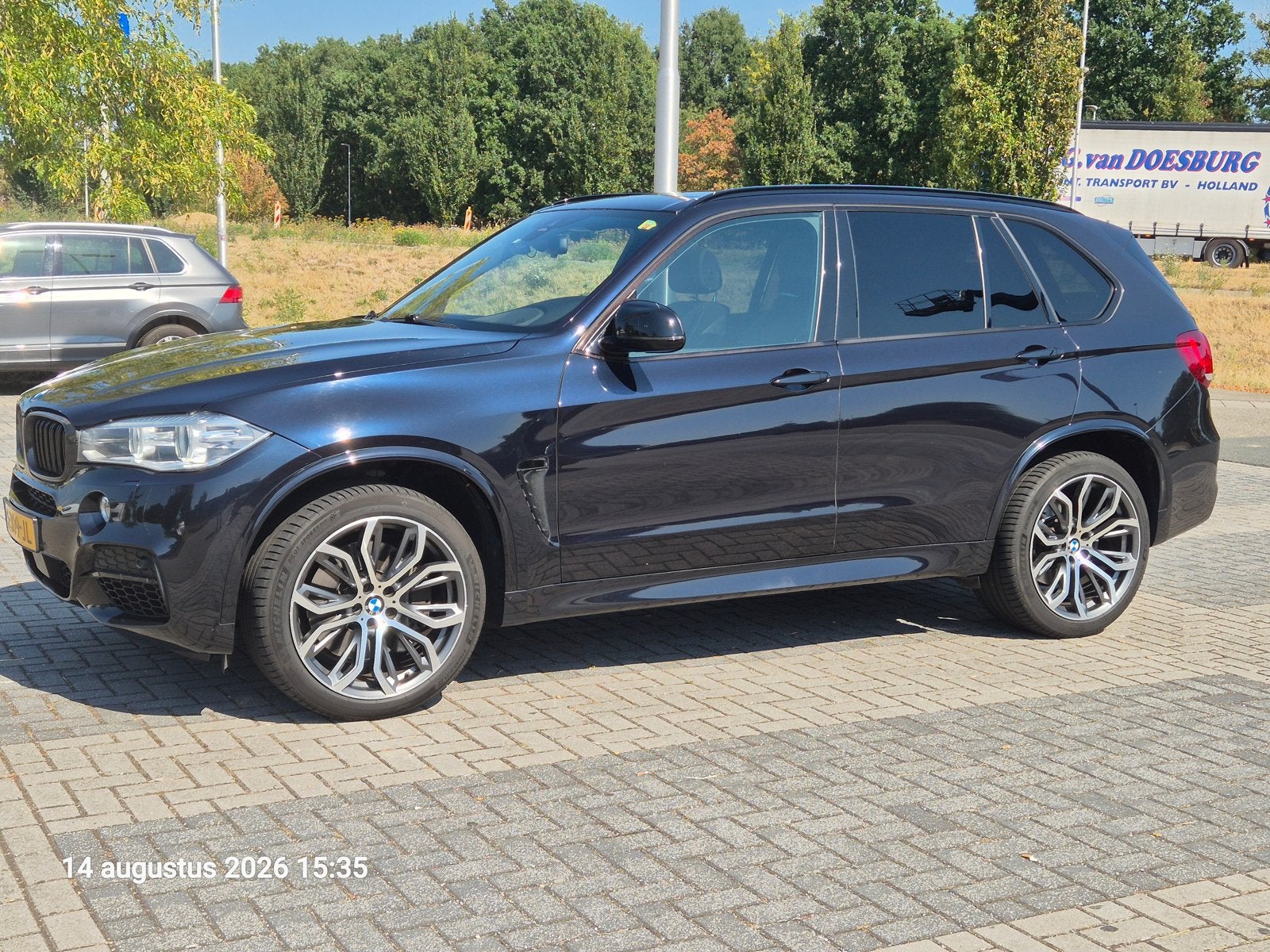 BMW X5 3.0 D M50d Midnight Blue Perfect Onderhouden, Auto's, 15 km/l, 2165 kg, 2993 cc, Parkeerassistent