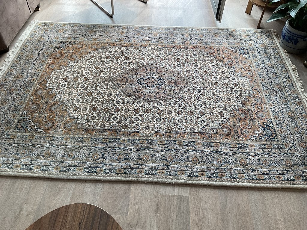 Perzische/ Oosters tapijt, Ophalen, Gebruikt, Beige, 150 tot 200 cm