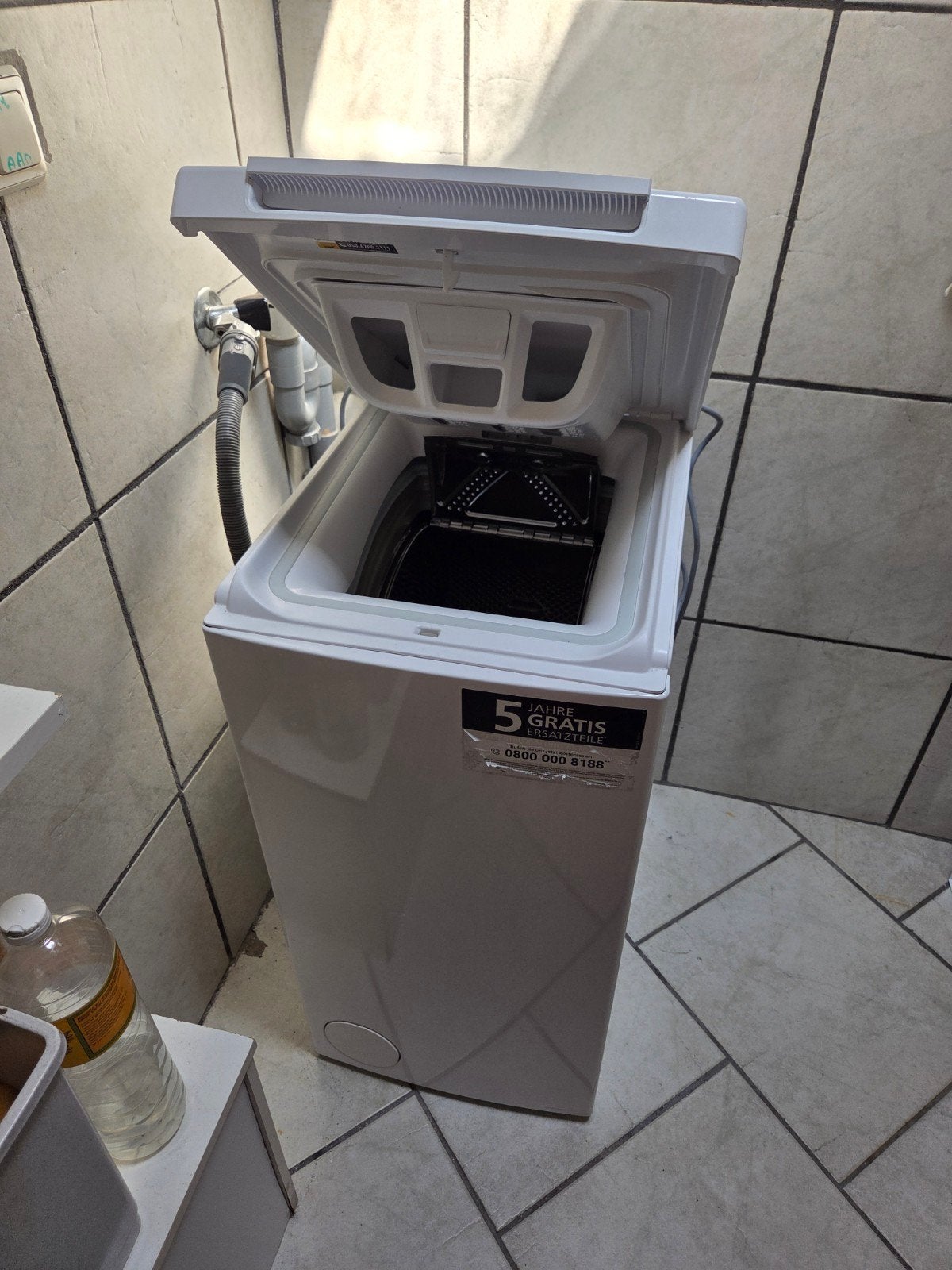Bauknecht Bovenlader Wasmachine, Witgoed en Apparatuur, Wasmachines, Zo goed als nieuw, Bovenlader, 6 tot 8 kg, 85 tot 90 cm, 1200 tot 1600 toeren