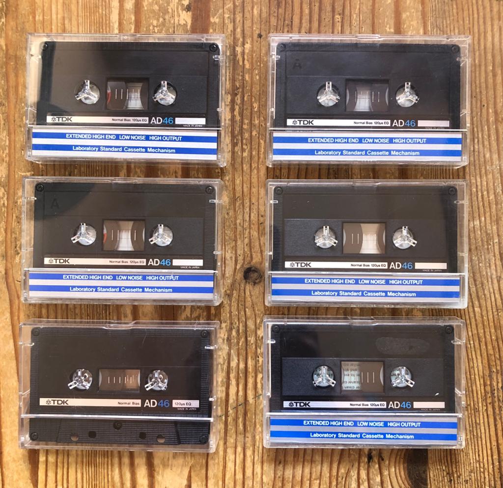 TDK AD-46 (1984) cassettes mooie zeldzamere versie, Cd's en Dvd's, Cassettebandjes, Ophalen of Verzenden