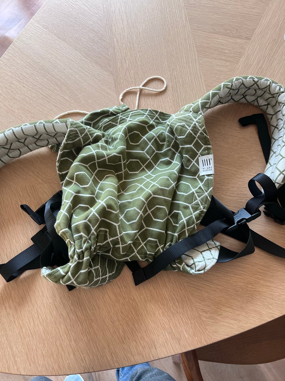 We Are Wovens Draagzak Easy Carrier – Moss – Biologisch Kato, Overige merken, Buik of Rug, Ophalen of Verzenden, Zo goed als nieuw