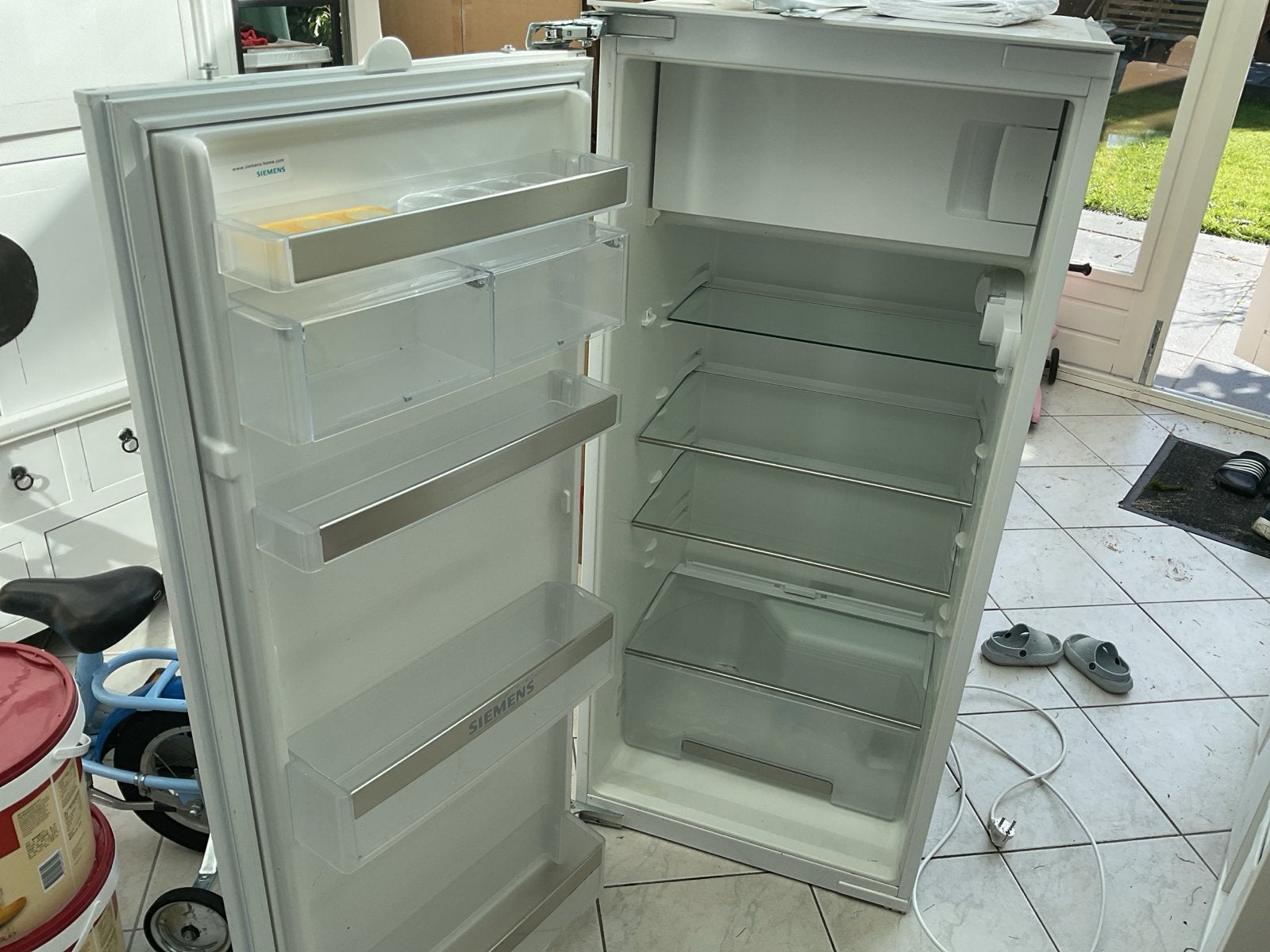 Siemens inbouw koelkast KI24LA50/03, Ophalen, 150 tot 200 liter, 120 tot 140 cm, 45 tot 60 cm