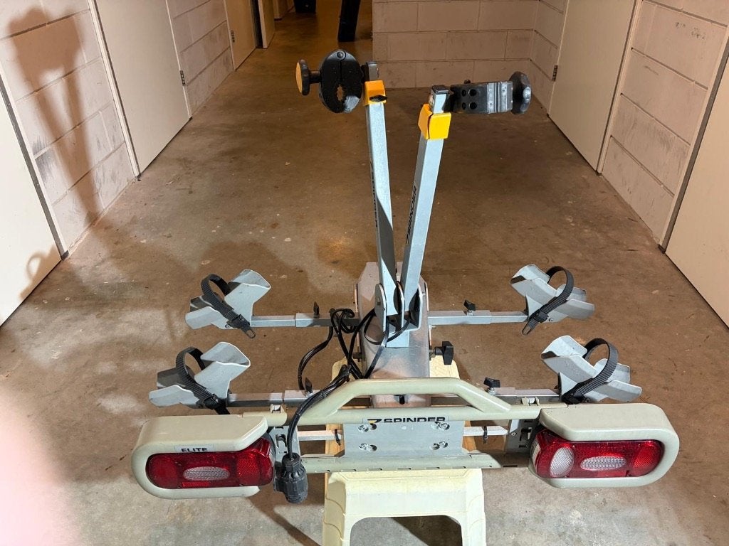 Spinder fietsendrager voor 2 fietsen, Auto diversen, Ophalen, Gebruikt, Trekhaakdrager