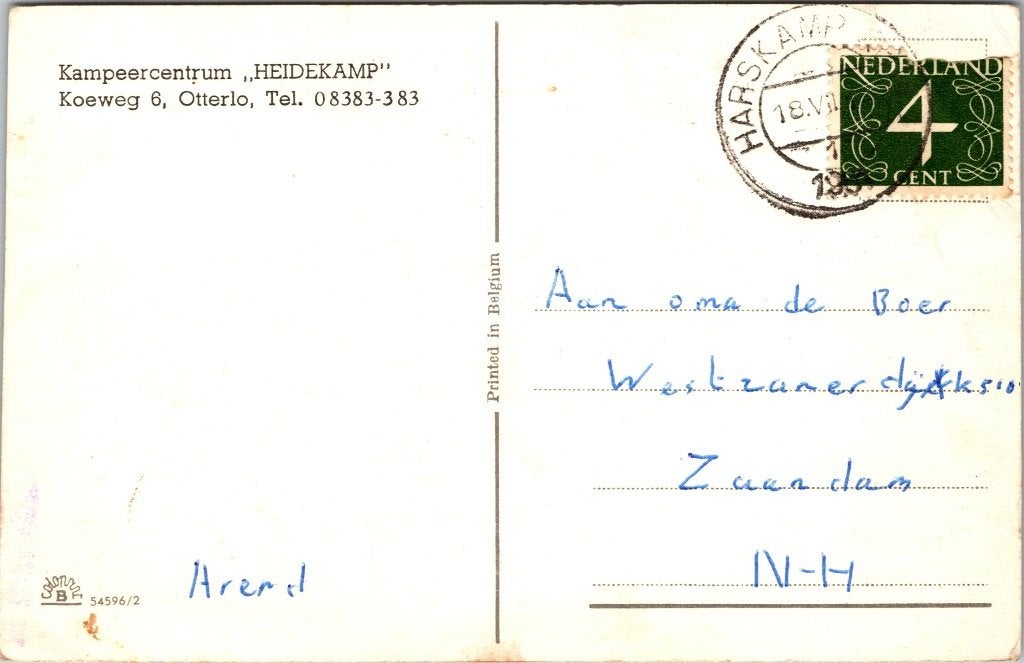 Otterlo - 12 oude ansichtkaarten I, Verzenden, 1940 tot 1960, Gelopen, Gelderland