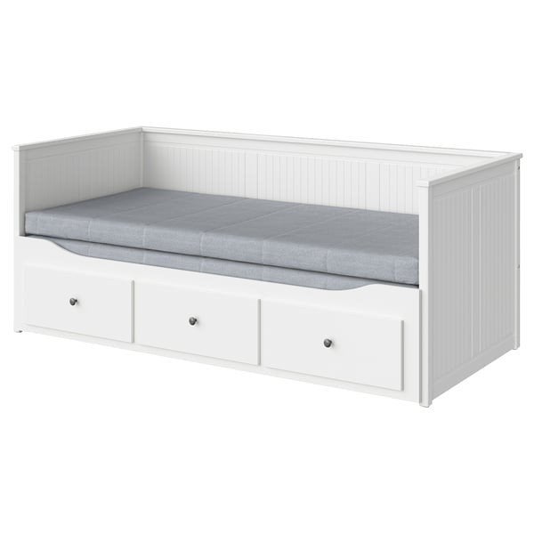 Bed ikea hemnes, Huis en Inrichting, Ophalen, Gebruikt, Eenpersoons, Wit