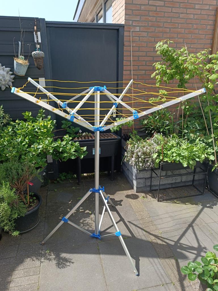 Opvouwbare droogmolen - Ideaal voor camping, Ophalen of Verzenden, Gebruikt