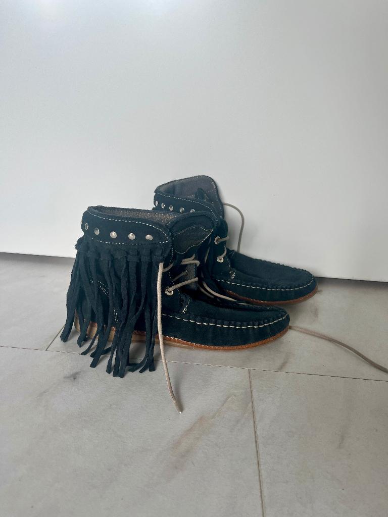El vaquero maat 37, Zwart, Lage of Enkellaarzen, Ophalen of Verzenden, El vaquero