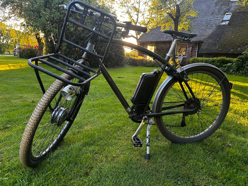 Prophete Navigator E-bike met voorwielmotor, Fietsen en Brommers, Elektrische fietsen, Gebruikt, 51 tot 55 cm, 50 km per accu of meer