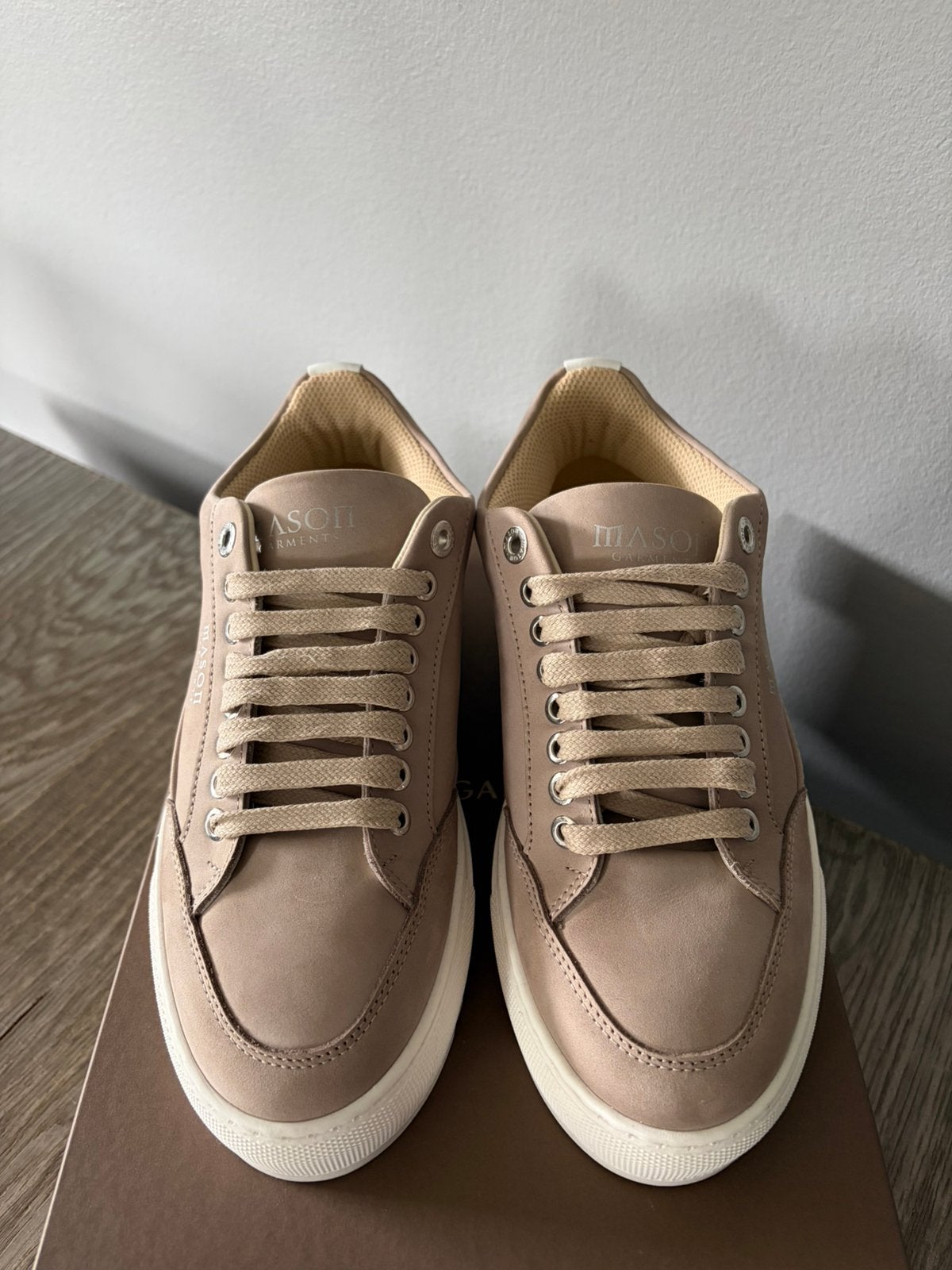 Mason Garments sneakers taupe maat 40 NIEUW, Kleding | Heren, Bruin, Nieuw, Ophalen of Verzenden, Sneakers of Gympen
