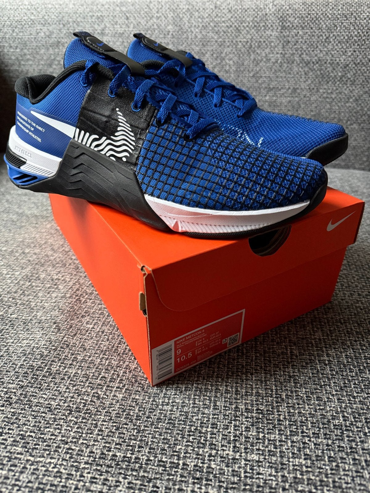 Nike Metcon 8 - Nieuw in doos - Maat 42.5, Blauw, Sportschoenen, Nieuw, Ophalen of Verzenden