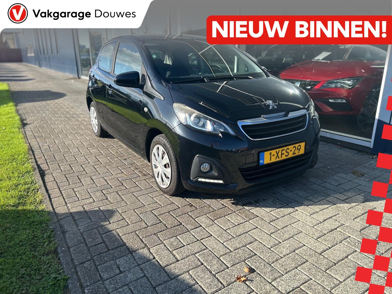 Peugeot 108 1.0 e-VTi Active 5DRS|AC|Elek ramen|Bluetooth|1e, Voorwielaandrijving, Stof, Gebruikt, 4 stoelen