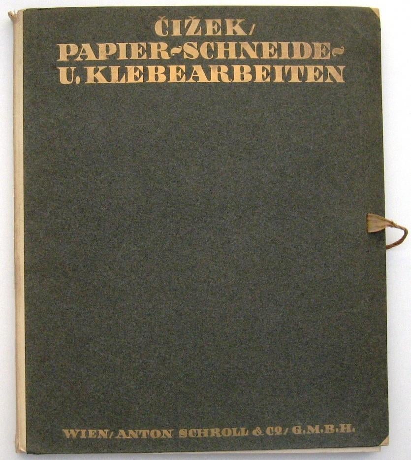 Papier-Schneide und Klebearbeiten 1914 Cizek Portfolio, Ophalen of Verzenden
