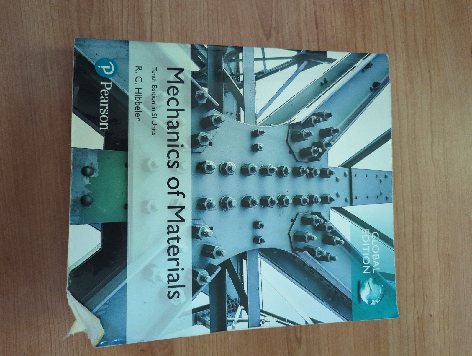 Studieboek Mechanics of Materials (10e editie), R.C. Hibbeler, WO, Beta, Ophalen