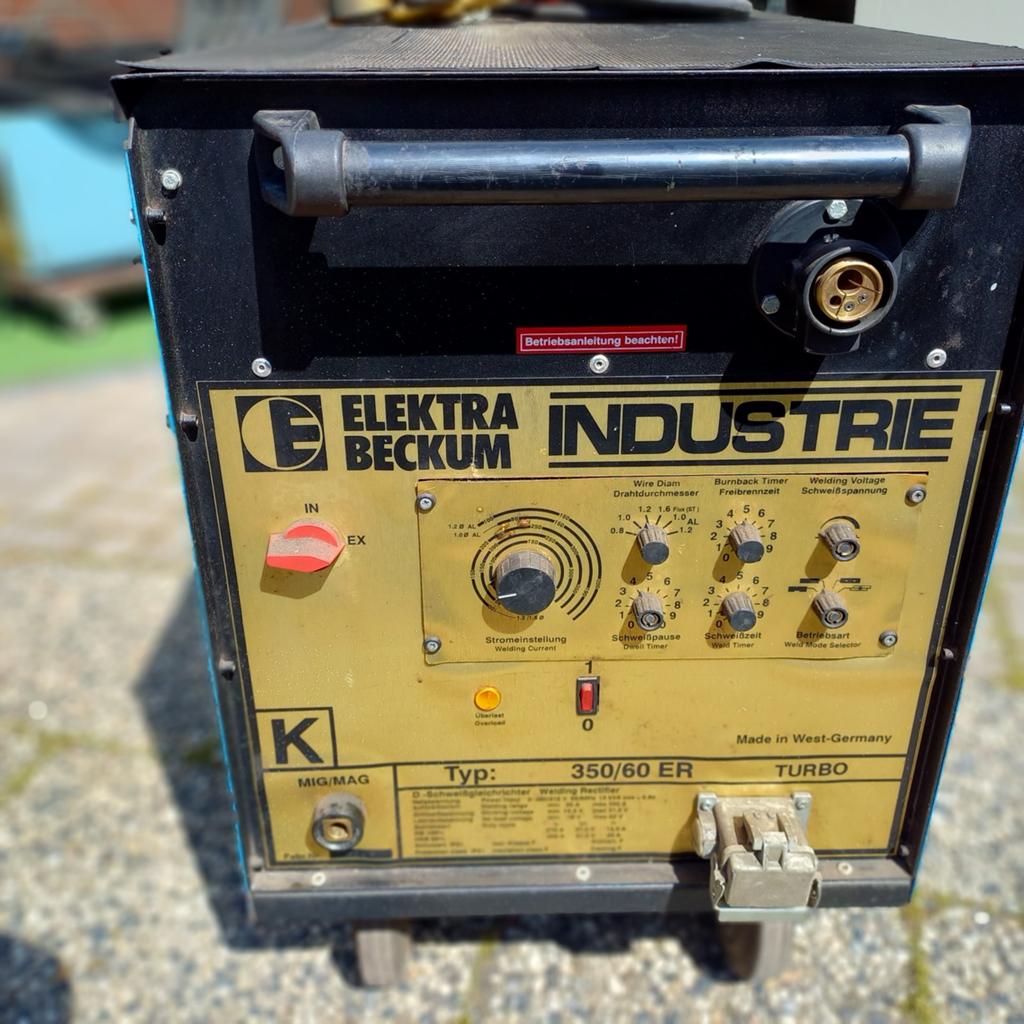 Elektra Beckum MIG/MAG Lasapparaat 350/60 ER + draadaanvoer, Ophalen, Gebruikt, 250 ampère of meer, Co2