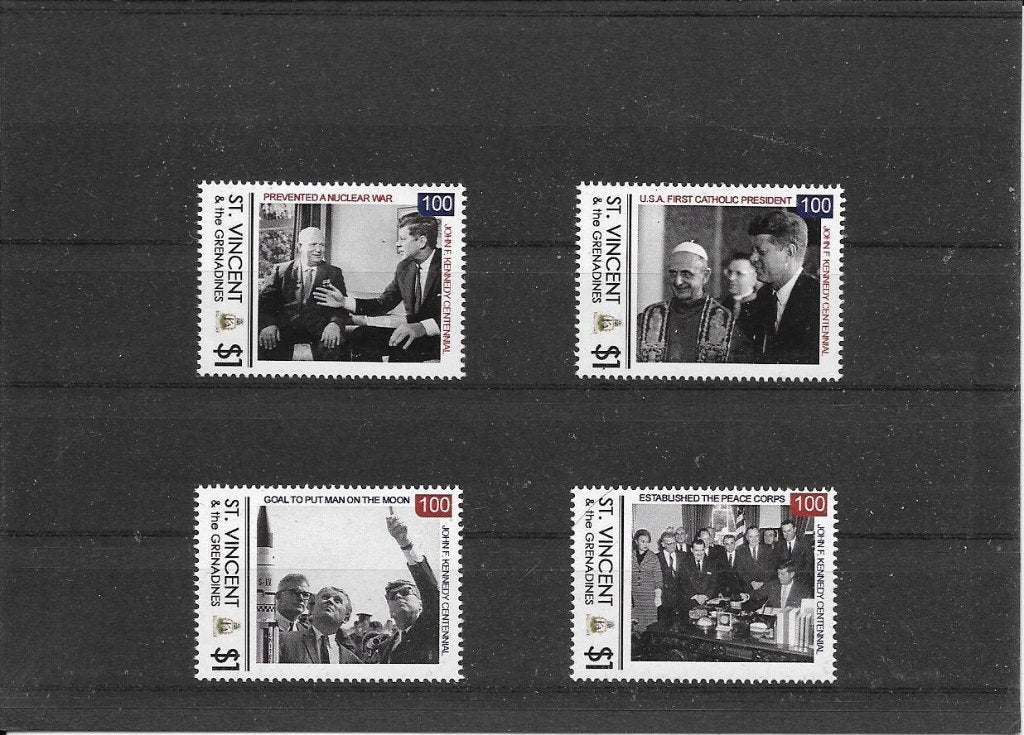 St. Vincent J.F. Kennedy, Ophalen of Verzenden, Postfris, Midden-Amerika