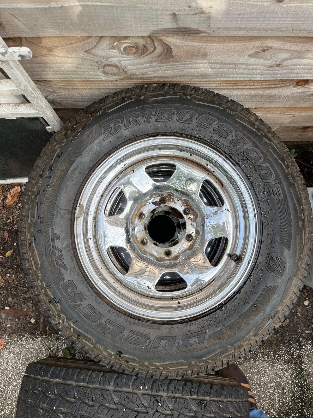 Originele RVS velgen voor Landcruiser 70 serie met banden, Ophalen, Overige, Gebruikt, 16 inch