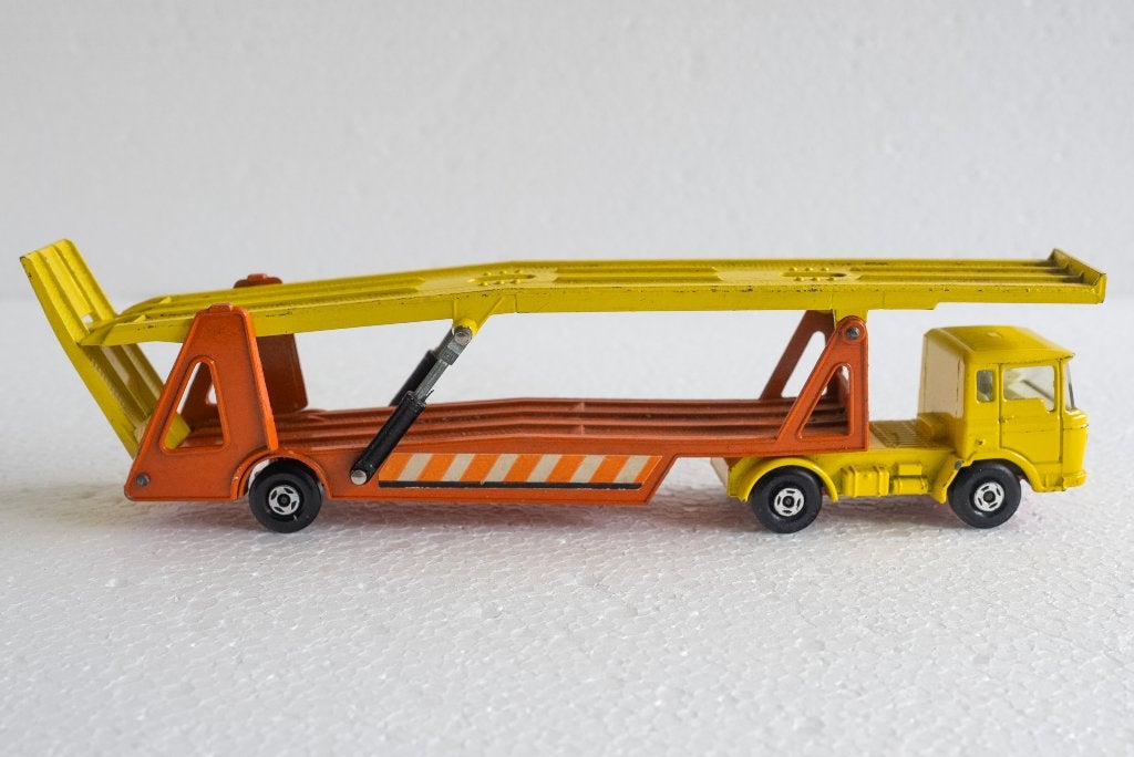 1971 Matchbox Super Kings K-11 DAF Auto Transporter, Ophalen of Verzenden, Gebruikt
