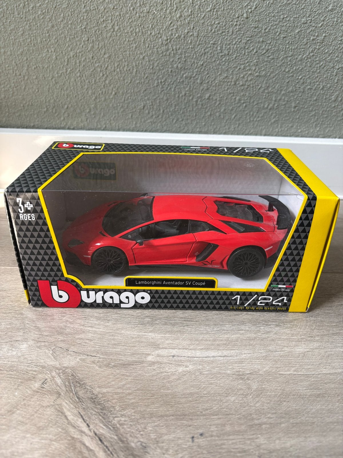 Bburago Lamborghini Aventador SV Coupé Schaal 1/24, Ophalen of Verzenden, Nieuw, Auto, Overige merken
