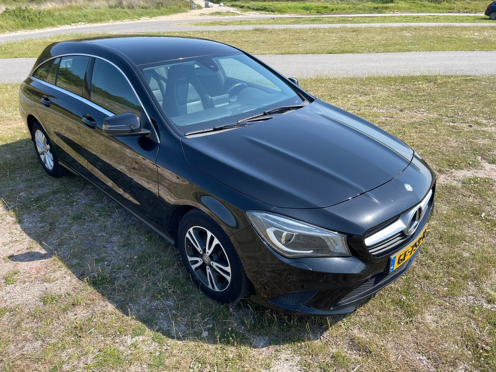 Mercedes-Benz CLA 2.1 CDI Cla200 Sh.br. 7G-DCT 2015 Zwart, Auto's, Mercedes-Benz, CLA, 136 pk, 4 cilinders, Zwart