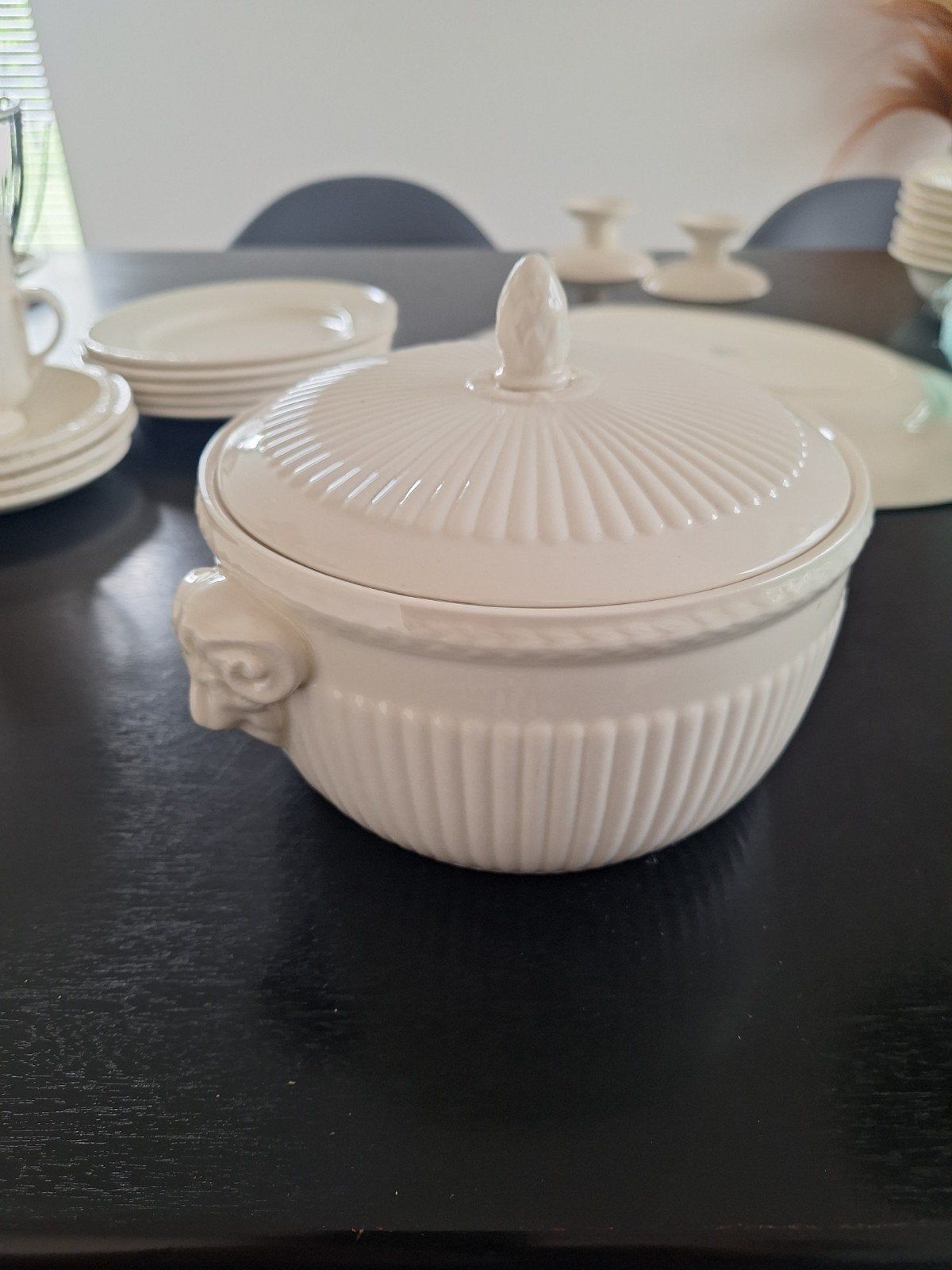 Wedgwood Edme ovenschaal met deksel magnetron- en v, Huis en Inrichting, Keuken | Servies, Ophalen of Verzenden
