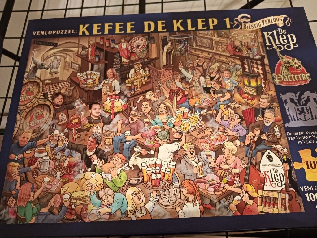 Puzzels kefee de klep, Ophalen of Verzenden, 500 t/m 1500 stukjes, Zo goed als nieuw