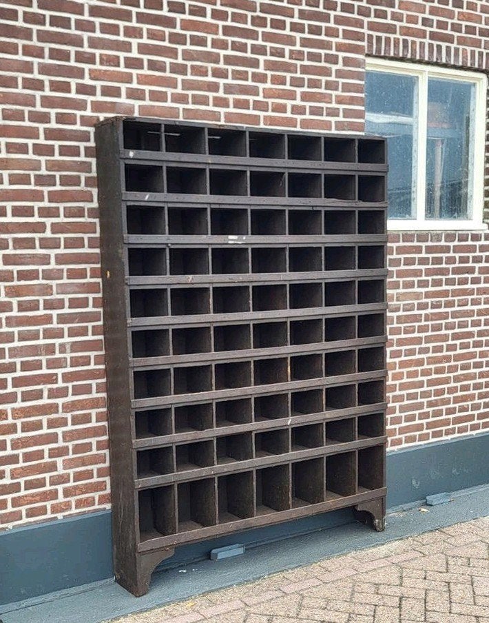 Vintage houten kast, Ophalen, Gebruikt