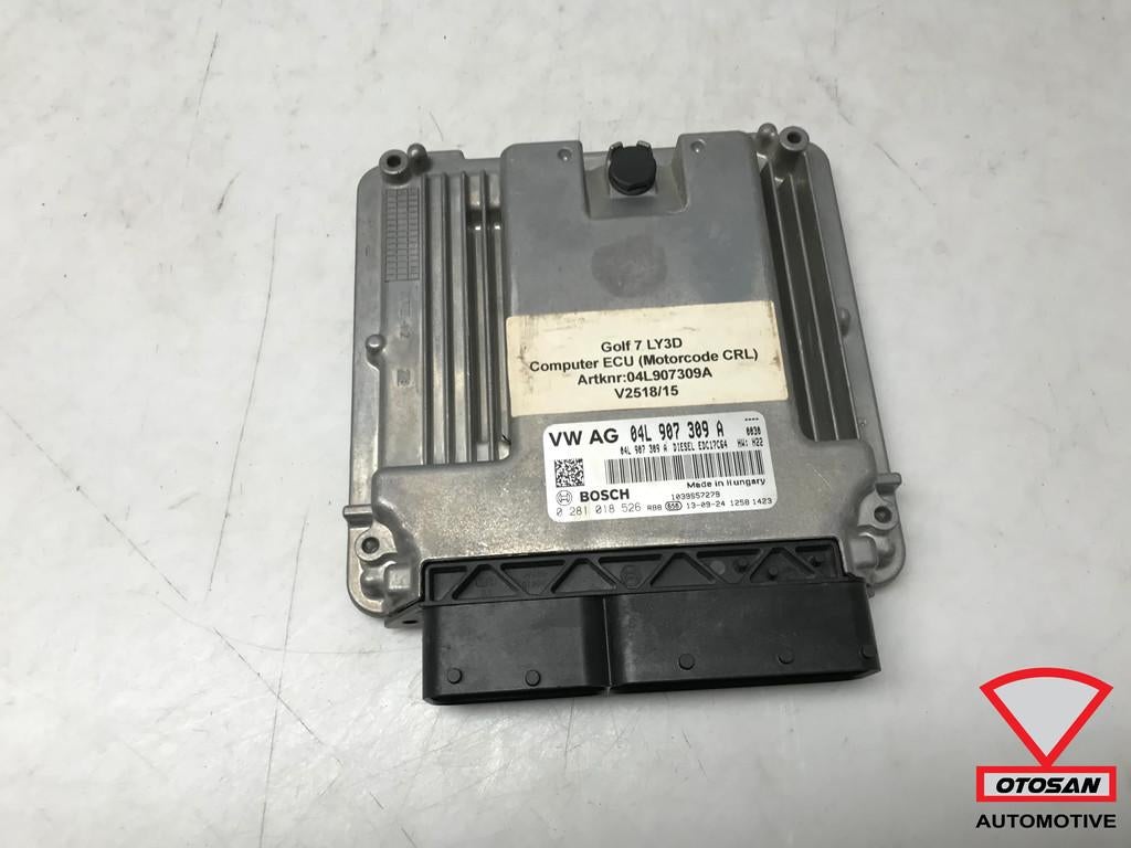 VW Golf 7 Audi Seat 2.0TDI ECU Motormanagement 04L907309A, Gebruikt, Volkswagen, Volkswagen AG, Berliner Ring 2
38440  Wolfsburg, DE