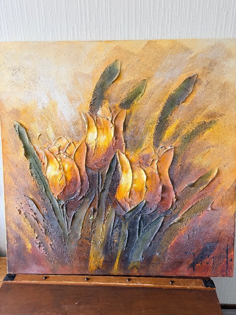 Bloemschilderij J. de Graaf, Ophalen