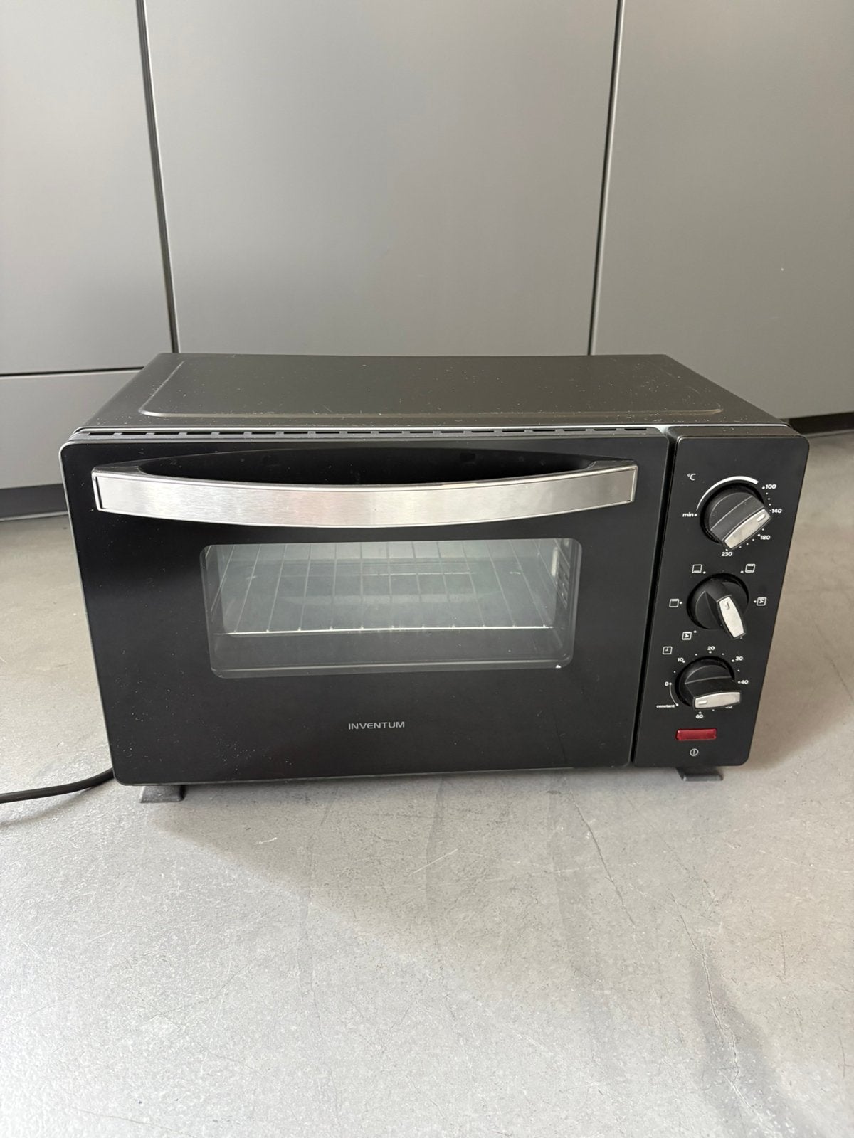 Inventum vrijstaande heteluchtoven - 20l, Ophalen, Minder dan 45 cm, Minder dan 45 cm, Hete lucht