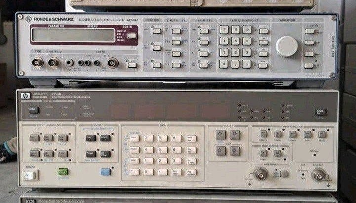 Audio-meet-apparatuur. HP, Rohde & Schwarz., Ophalen, Audio en Video