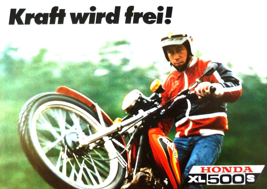 Folder HONDA XL 500S 1979, Ophalen of Verzenden, Honda