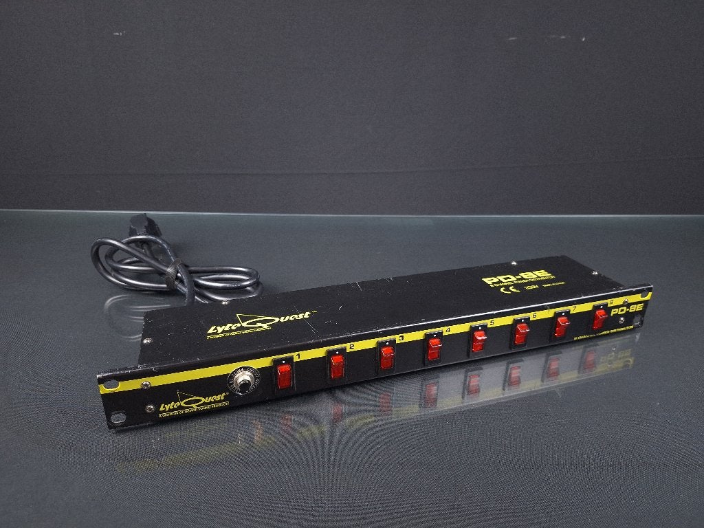 LyteQuest PD-8E 8-Kanaals 19" Power Distributor, Ophalen of Verzenden, Gebruikt, Apparatuur