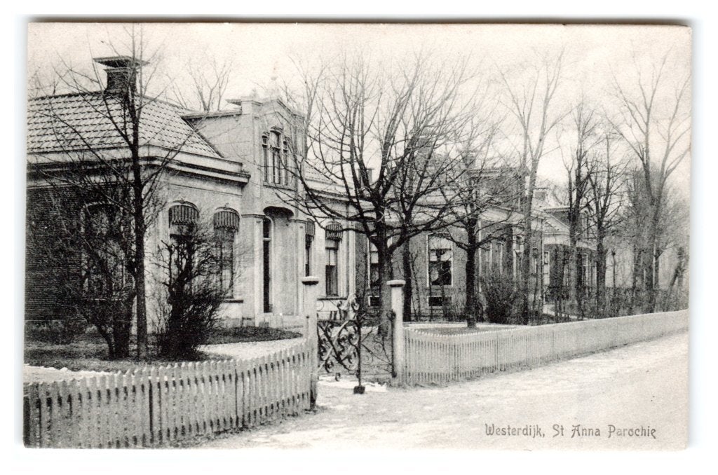 Sint Annaparochie, Westerdijk, Ophalen of Verzenden, 1920 tot 1940, Gelopen, Friesland