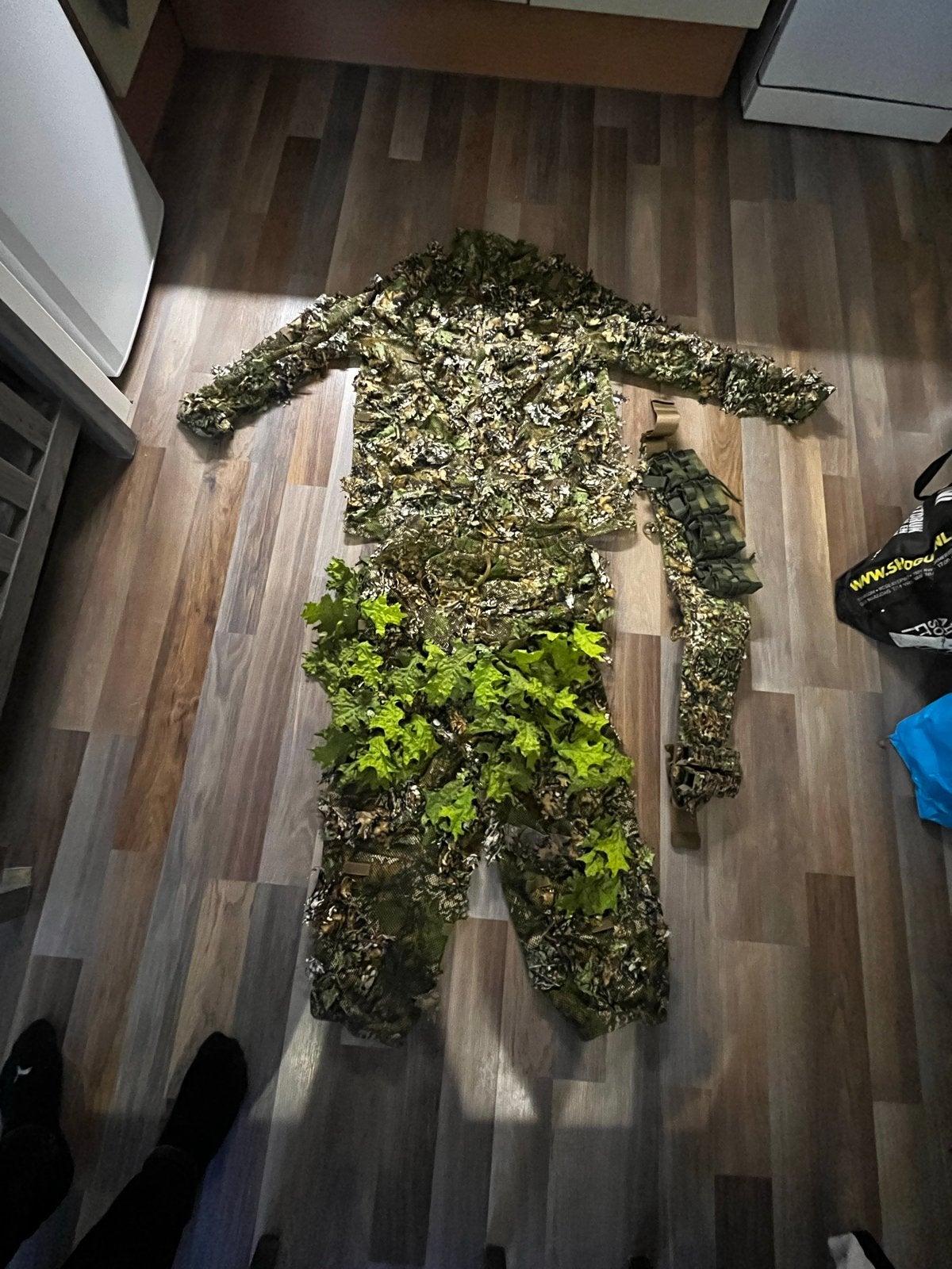 Novritsch 3D Ghillie Suit en battlebelt, Ophalen of Verzenden, Nieuw