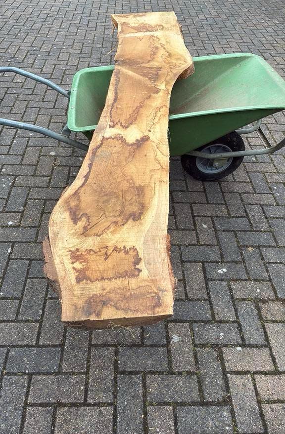 Diverse Eikenplanken, Doe-het-zelf en Verbouw, Hout en Planken, Ophalen, Gebruikt, Eiken, 200 tot 250 cm
