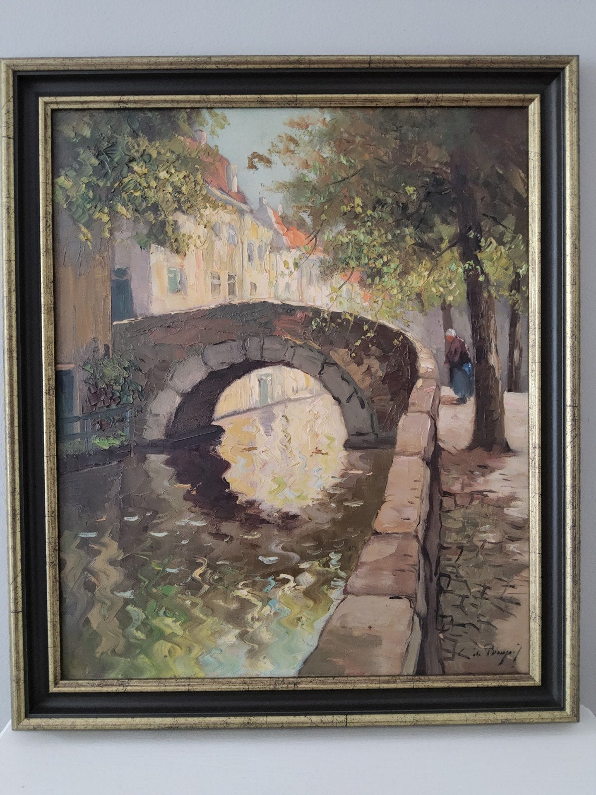 Schilderij gesigneerd 60 x 70 cm, Ophalen of Verzenden